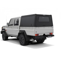 Hardtop Explorer noir Alu-Cab Land Cruiser 79 : robustesse et style